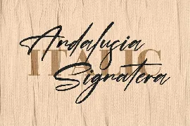 Andalusia Signature Font