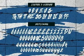 Neckless Starways - Graffiti Type font