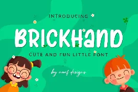 Brickhand font