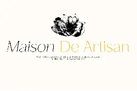 Maison De Artisan - Hybrid Serif font