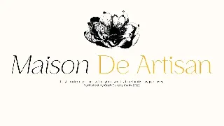 Maison De Artisan - Hybrid Serif font