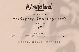 Wonderland font