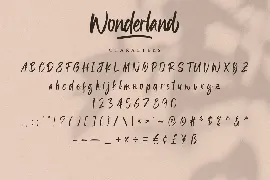 Wonderland font