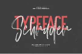 Schrader SVG Brush Font