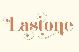 Lastone font