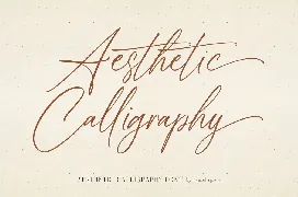 Silhouette - Aesthetic Calligraphy font