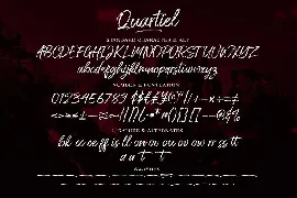 Quartiel Brush Font