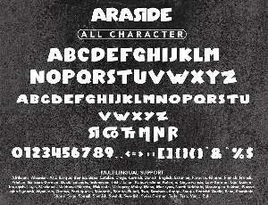 Araside - Sans Serif Font