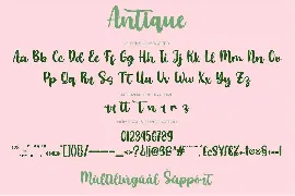 Antique font