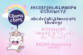 Cheerful Unicorn font