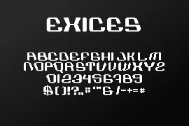 Exices Font