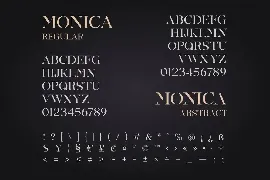 Monica Allcaps font