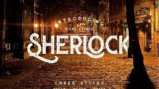 Sherlock font