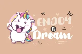 Fat Unicorn font