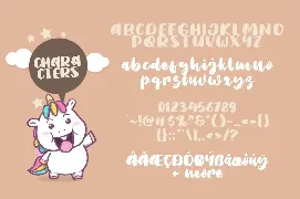 Fat Unicorn font