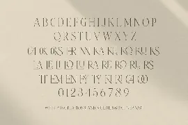 Laterlocks - All Caps Ligature Serif font