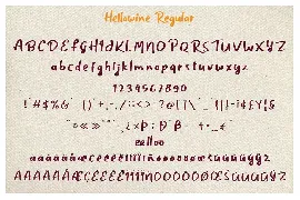 Hellowine - Cute Handwritten Font