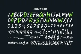 Splashed Brush Font