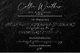 Collin Weather | Handwritten Font