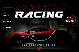 Refault - Sport Racing Game Font