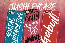 Jushley Shine font