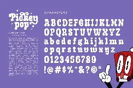 Pickey Pop font