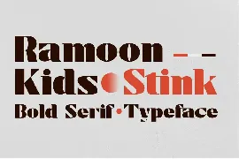 Stink - Bold Serif Font