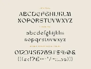 Argelha Modern Sans font