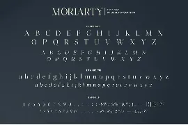 Moriarty Serif Font