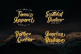 Brogads - Bold Script Retro Font