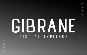 Gibrane font