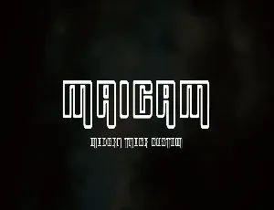 Massnom Brush Font