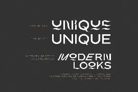 Blink Twice - Unique Sans font