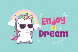 Cool Unicorn font