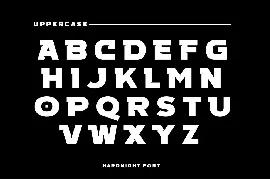 HARD NIGHT font