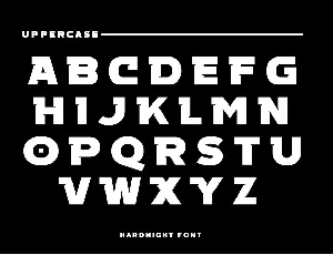 HARD NIGHT font