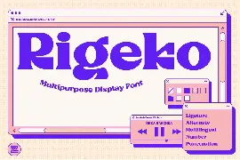 Rigeko font