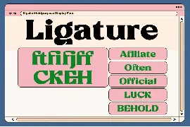 Rigeko font