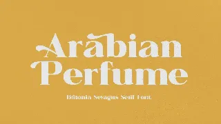 Britonia Sevagus - Bold Serif Font