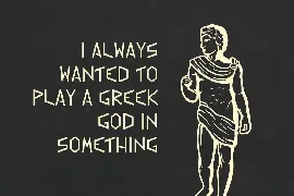 Greek Myth Decorative Display Font