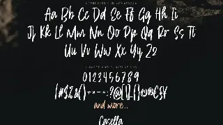 Cassella - Quick Brush Font