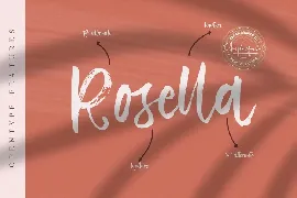 Vetto Rosella - Handwritting Font