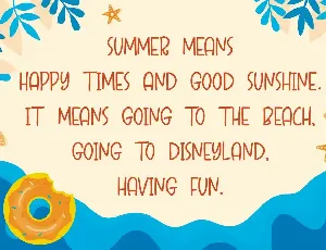 Spring Time - Fun and Cute Font