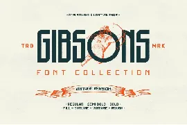 Gibsons Vintage font