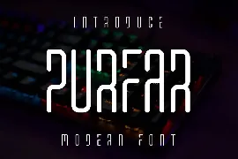 Purfar Font