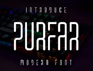 Purfar Font