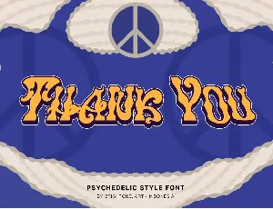 VERTISTYLE WAVES - Psychedelic Style font