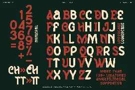 Mannish All Caps - Retro Display Font