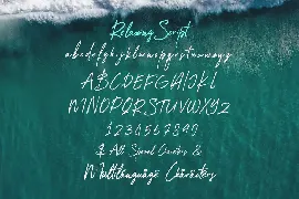 Relaxing Causal Brush Script font