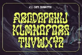 Squidwod - Liquid Display Font